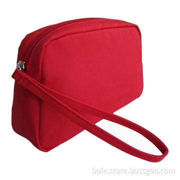 Polyester cosmetic bag for promotional, suitable for girls